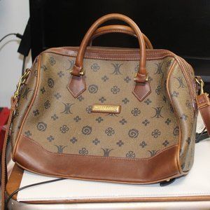 Rosetti Brown Print DOuble Handle Satchel 3/$25
